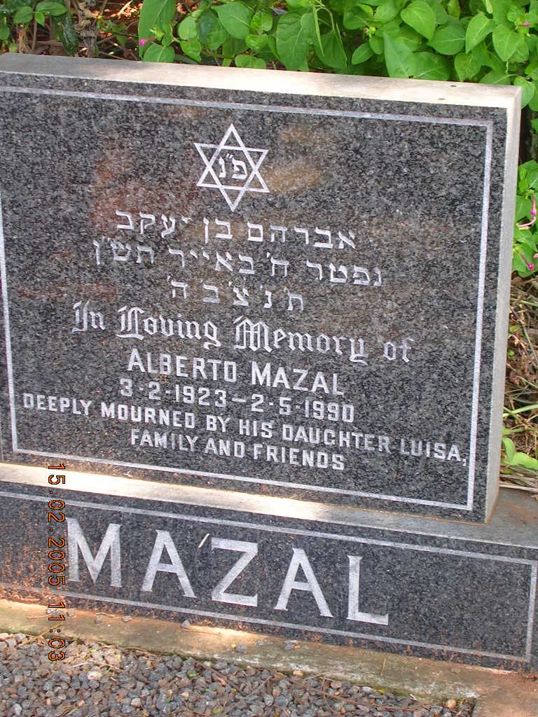 MAZAL Alberto 1923-1990