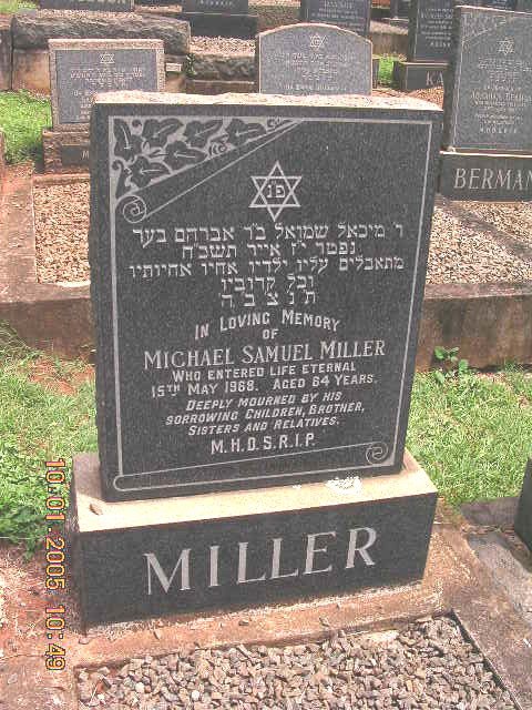 MILLER Michael Samuel -1968