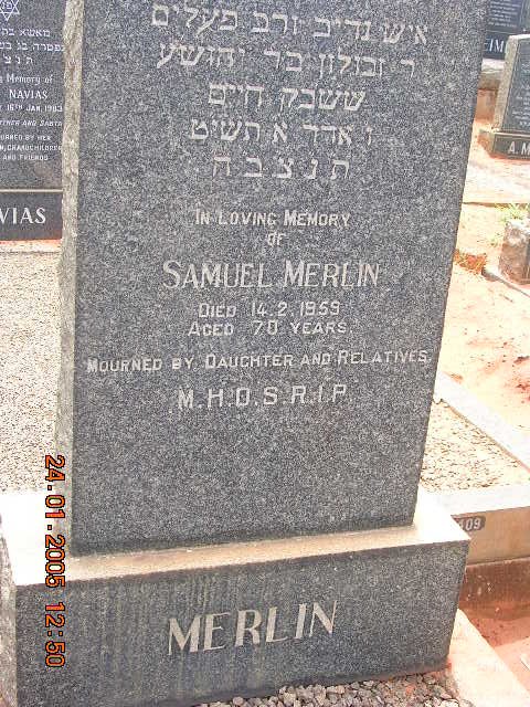 MERLIN Samuel -1959