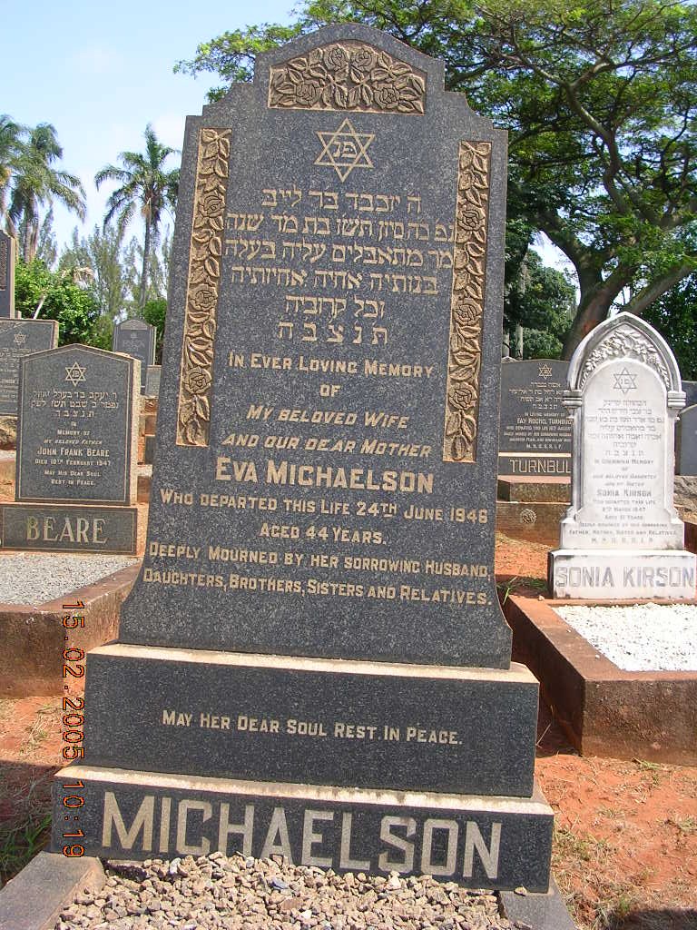 MICHAELSON Eva -1946