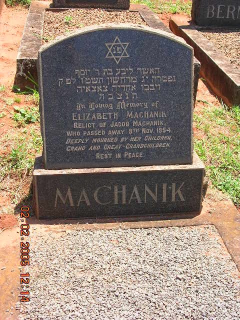 MACHANIK Elizabeth -1954