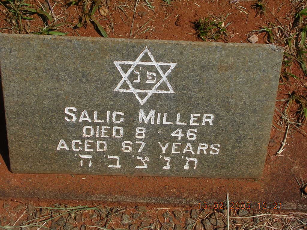 MILLER Salig -1946