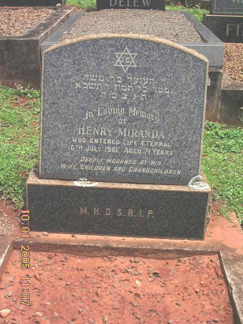 MIRANDA Henry -1961