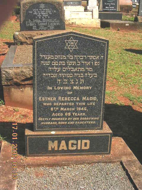 MAGID Esther Rebecca -1946
