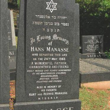 MANASSE Hans -1983