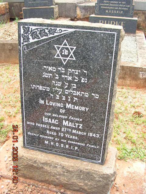 MALTZ Isaac -1943