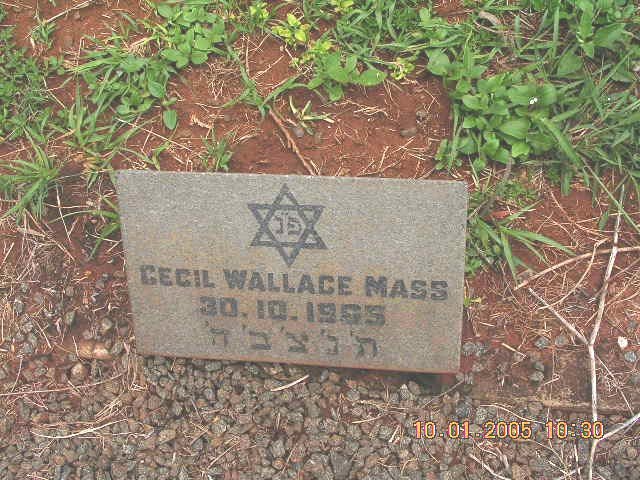 MASS Cecil Wallace -1965