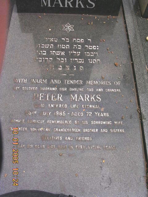 MARKS Peter -1965