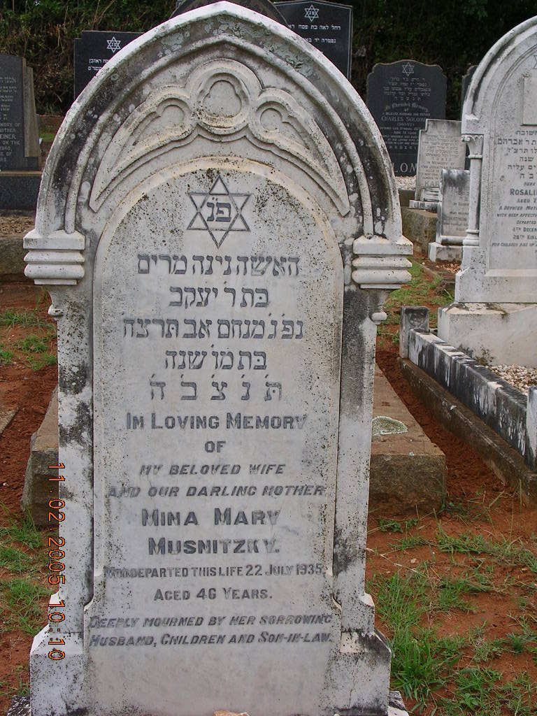 MUSNITZKY Mina Mary -1935