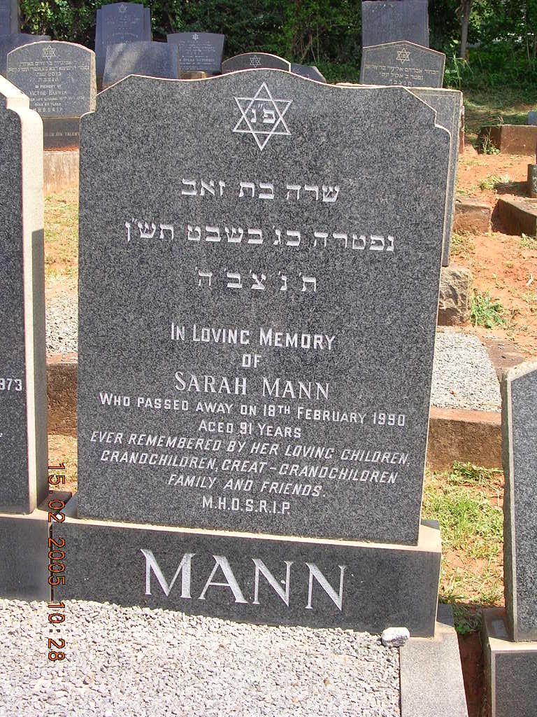 MANN Sarah -1990