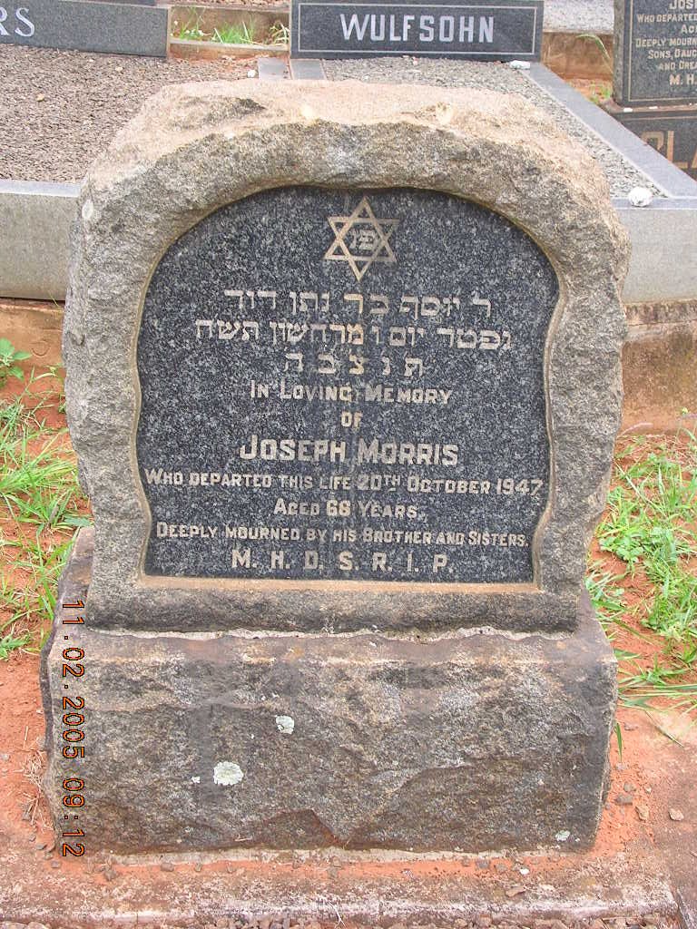MORRIS Joseph -1947