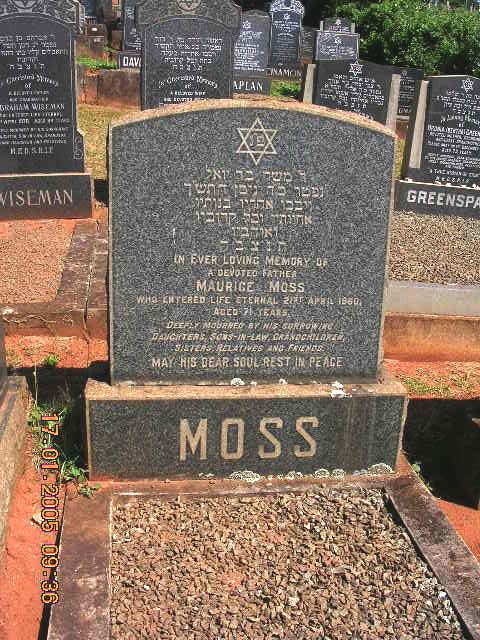 MOSS Maurice -1960