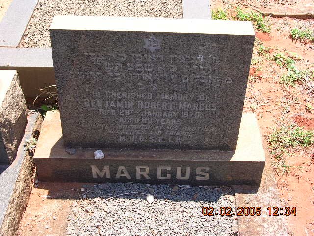 MARCUS Benjamin Robert -1970