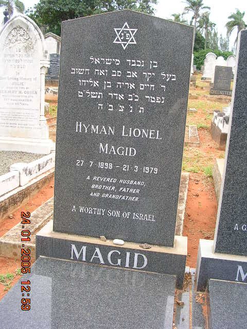 MAGID Hyman Lionel 1898-1979