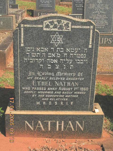 NATHAN Ethel -1960