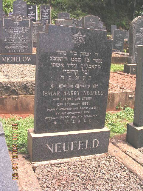 NEUFELD Ismar Harry -1963