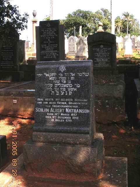 NATHANSON Schlom Albert 1857-1940