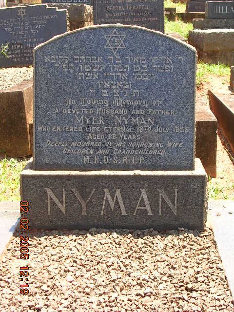 NYMAN Myer -1955