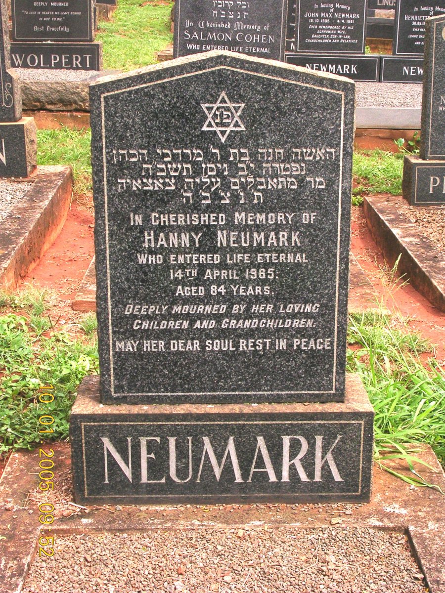 NEUMARK Hanny -1965