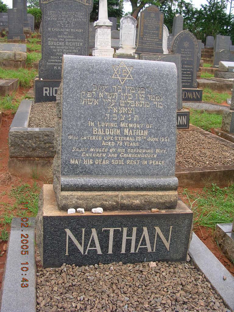 NATHAN Balduin -1951