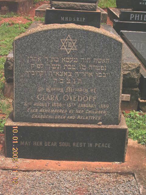 OVEDOFF Clara 1896-1960