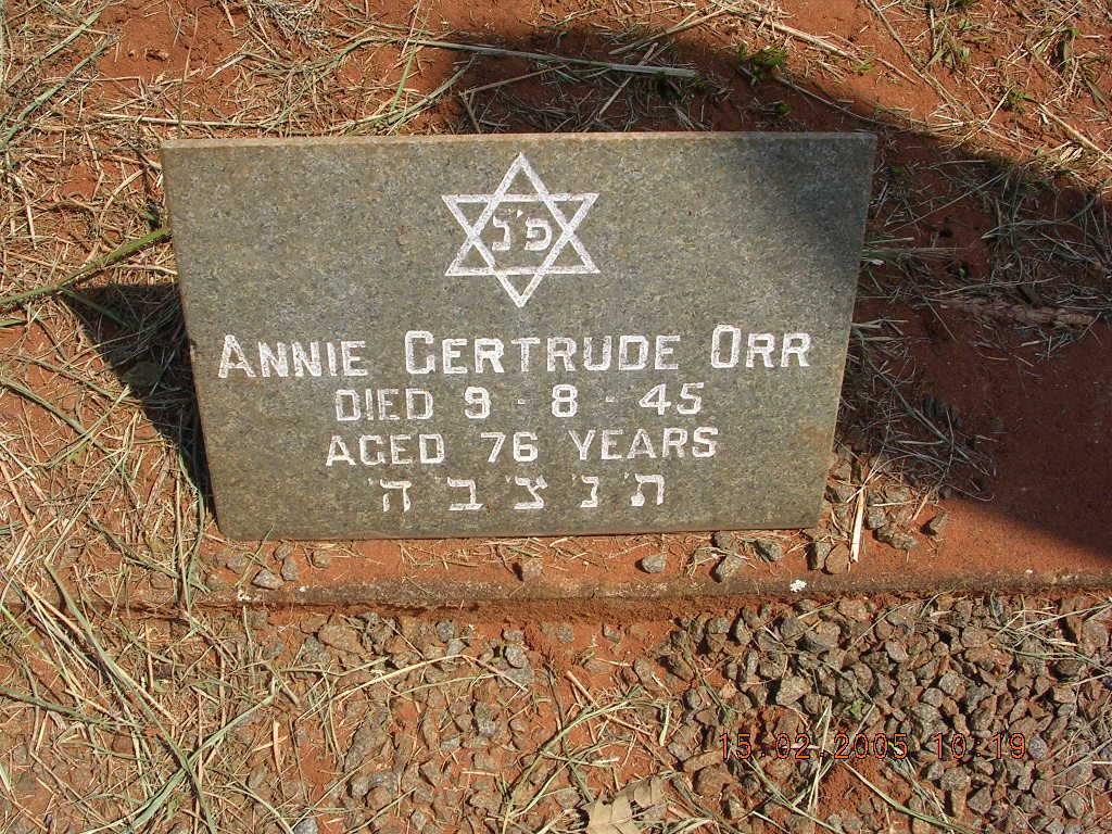 ORR Annie Gertrude -1945