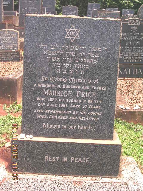 PRICE Maurice -1981