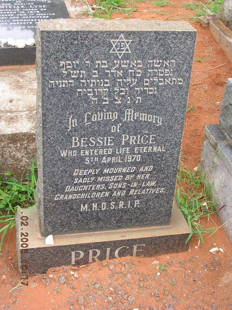 PRICE Bessie -1970