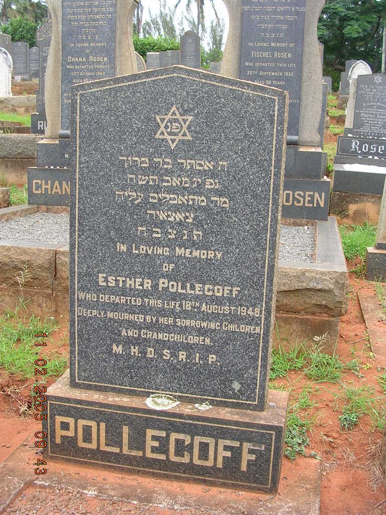 POLLECOFF Esther -1948