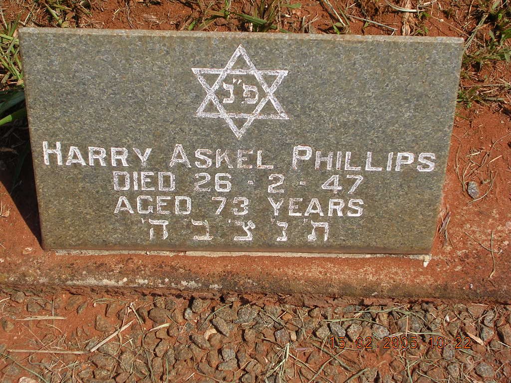 PHILLIPS Harry Askel -1947