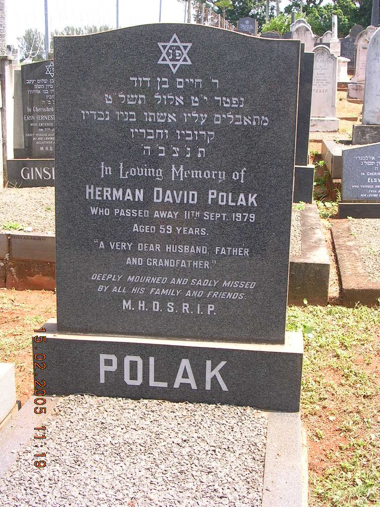 POLAK Herman David -1979 