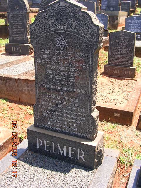 PEIMER Samuel -1955