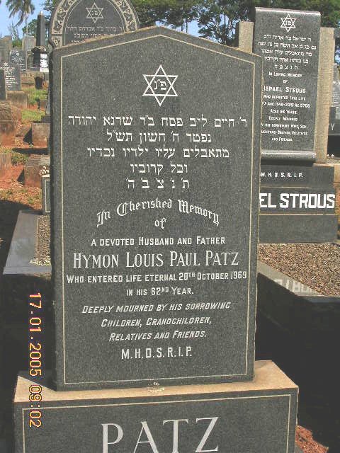 PATZ Hymon Louis Paul -1969