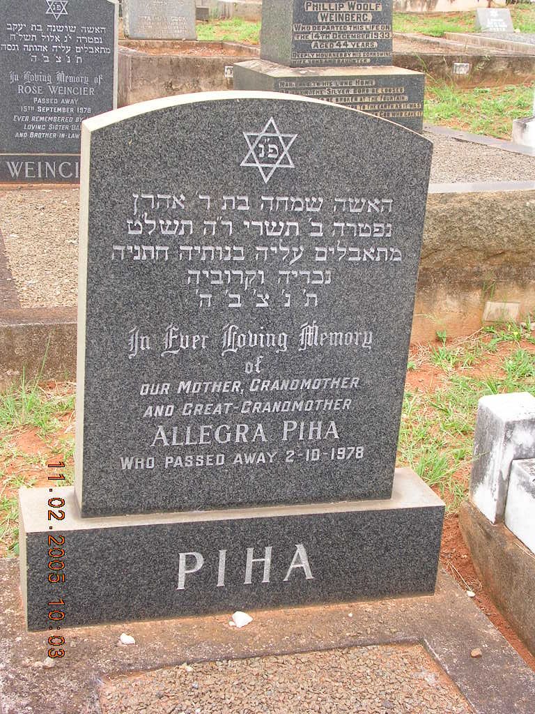 PIHA Allegra -1978