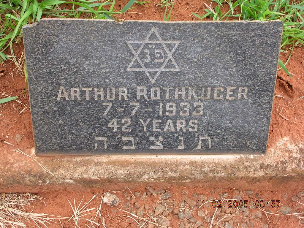 ROTHKUGER Arthur -1933