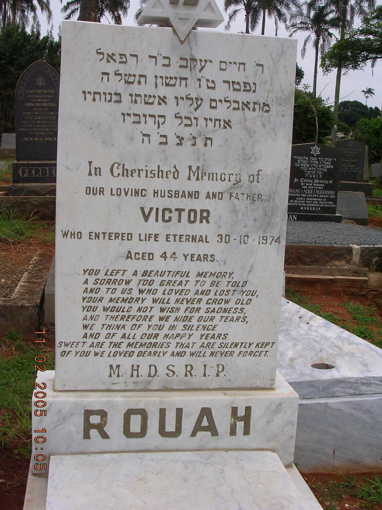 ROUAH Victor -1974
