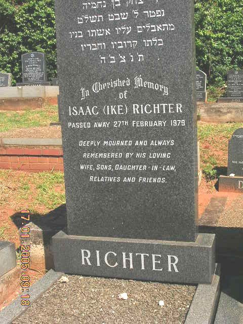 RICHTER Isaac -1979