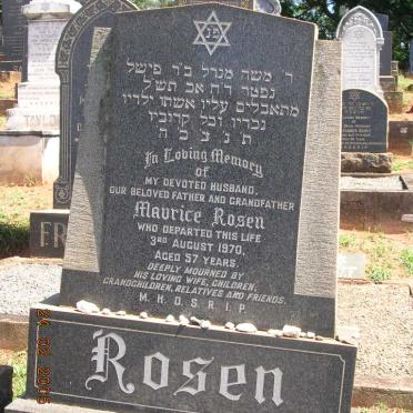 ROSEN Maurice -1970
