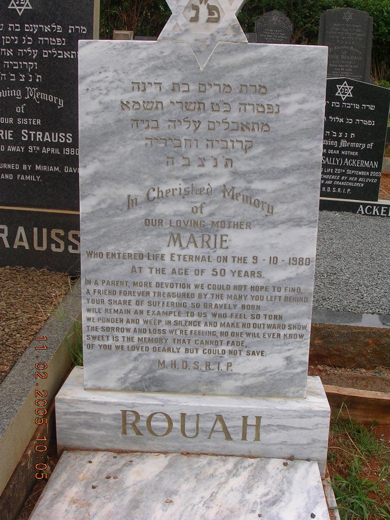 ROUAH Marie -1980