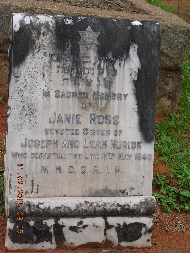 ROSS Janie -1949