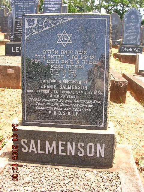 SALMENSON Jeanie -1956
