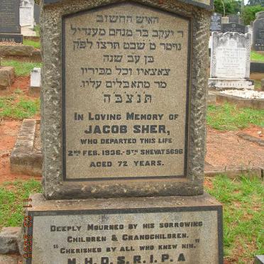 SHER Jacob -1936