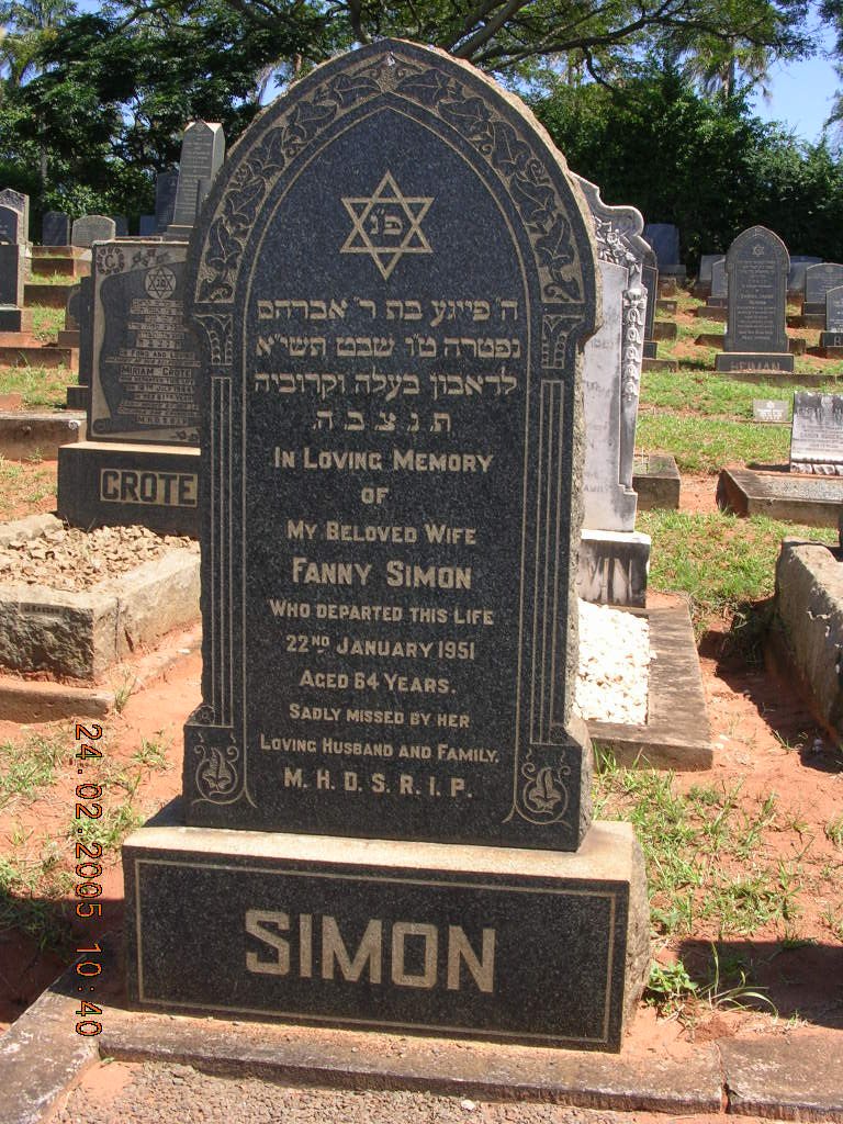 SIMON Fanny -1951