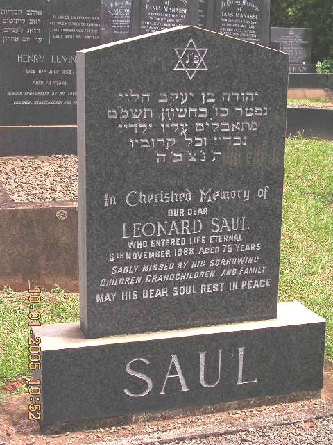 SAUL Leonard -1988