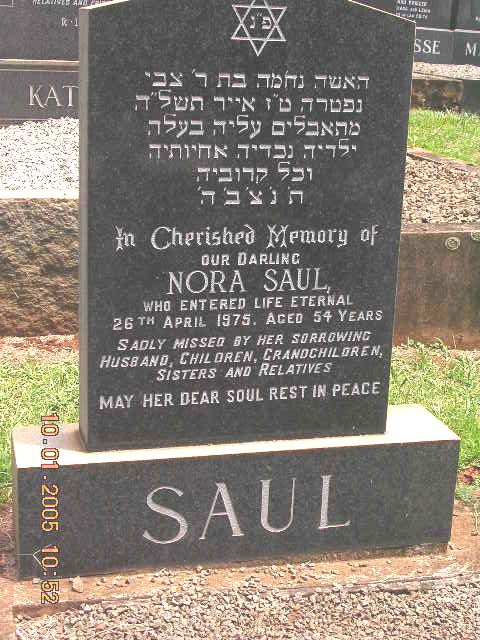 SAUL Nora -1975