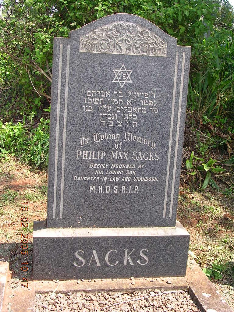 SACKS Philip Max 