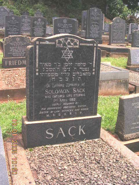 SACK Solomon -1953