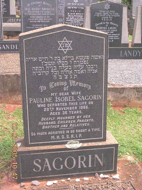 SAGORIN Pauline Isobel -1966