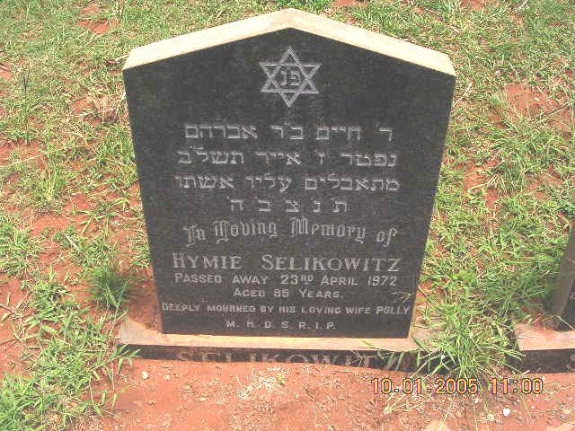 SELIKOWITZ Hymie -1972