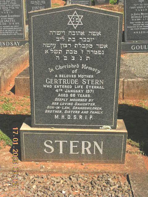 STERN Gertrude -1971